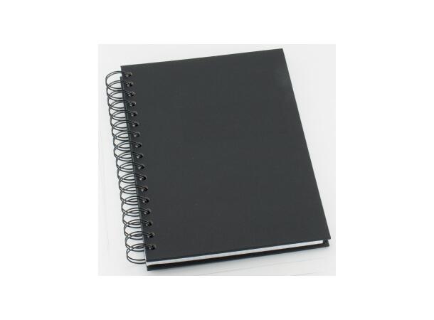Spiralbok A5 ruter 160s. sort 